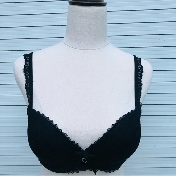 Cotton On Body Other - Cotton On Body Lace Bra Black Size 12D Underwire